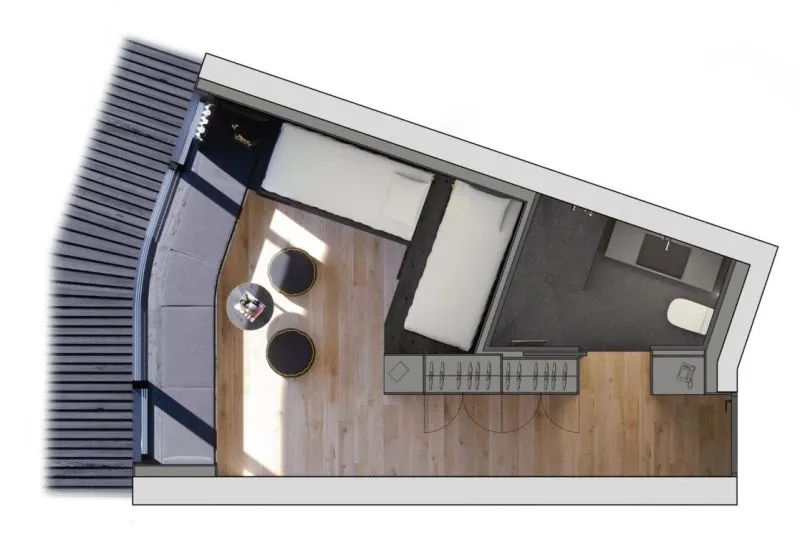 在乡下建一栋精品酒店,屋顶和农田皆有乐趣,一晚还不到千元