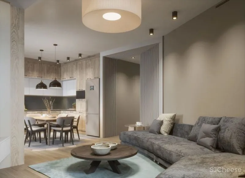 紧凑户型的现代美学