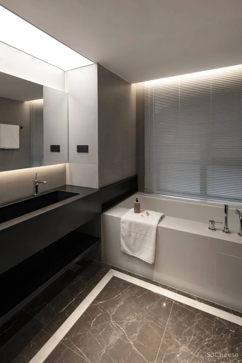 空间连通却互不干扰,全屋隐形收纳,上海190㎡大平层到底什么样?