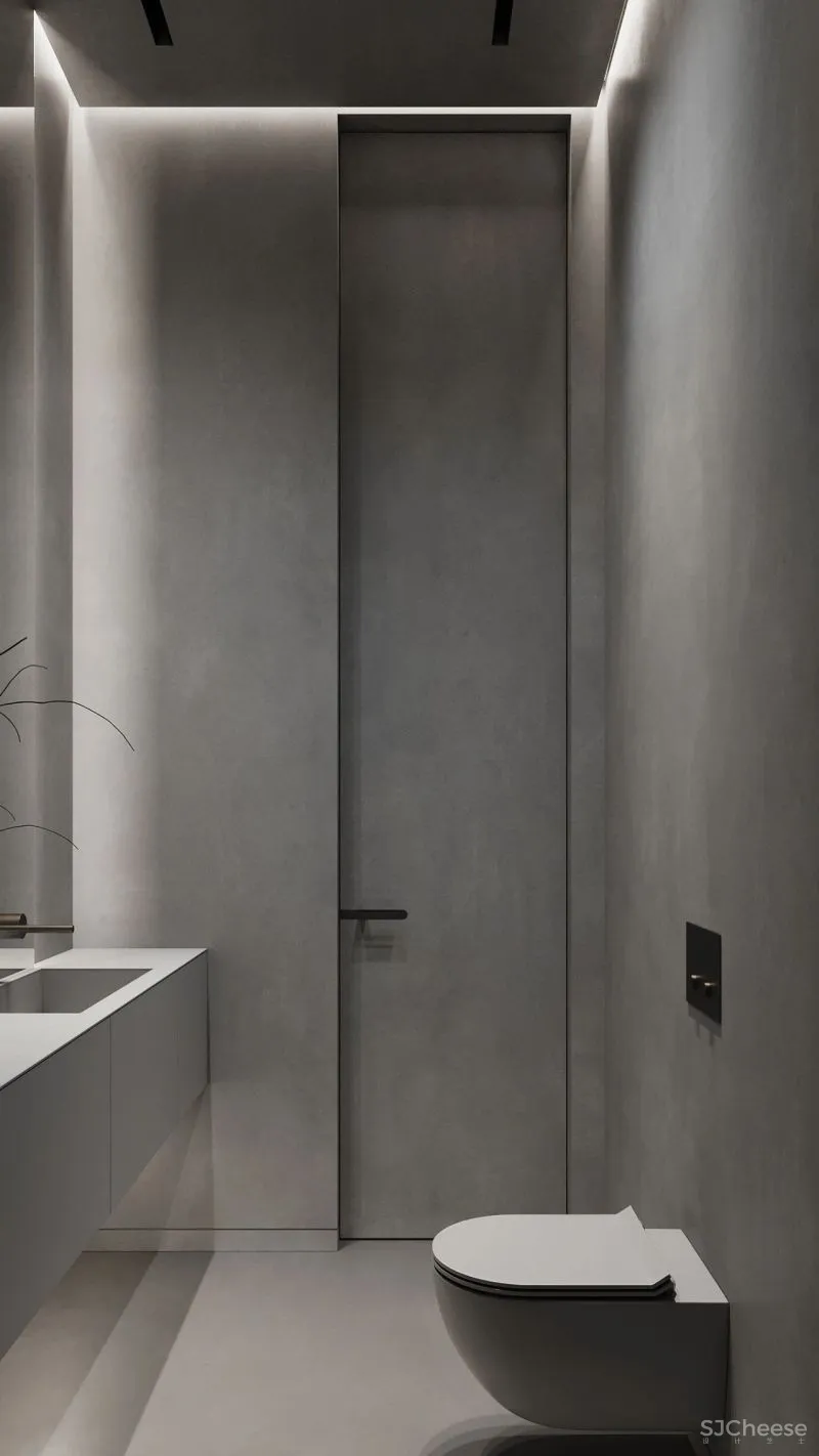 高级灰公寓,卧室这样布局太有个性!