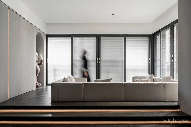 206㎡简约大平层,打破常规、简单纯粹!