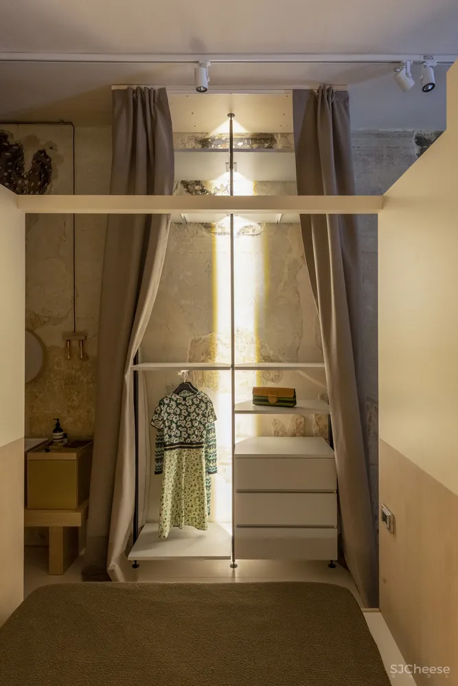 36㎡ 一室一厅,功能区隔而不断,更显通透空间感