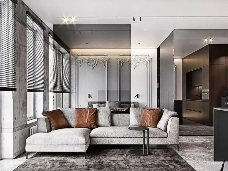 55㎡简约小宅,将奢华藏于其中!