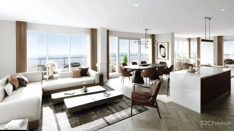 顶级公寓这样设计才气派！简约但不简单~
