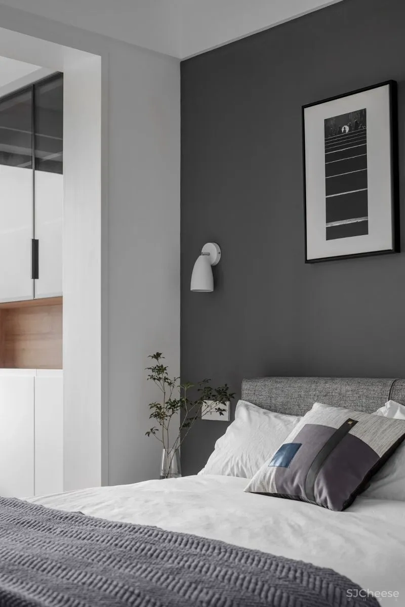 皇家蓝与爱马仕橙,极简空间的时尚活力感 宏福樘设计