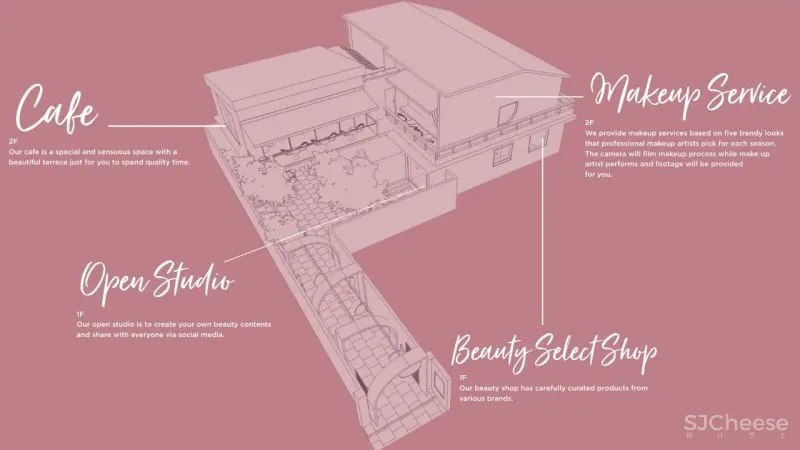 浪漫有趣，轻奢粉色系商业空间