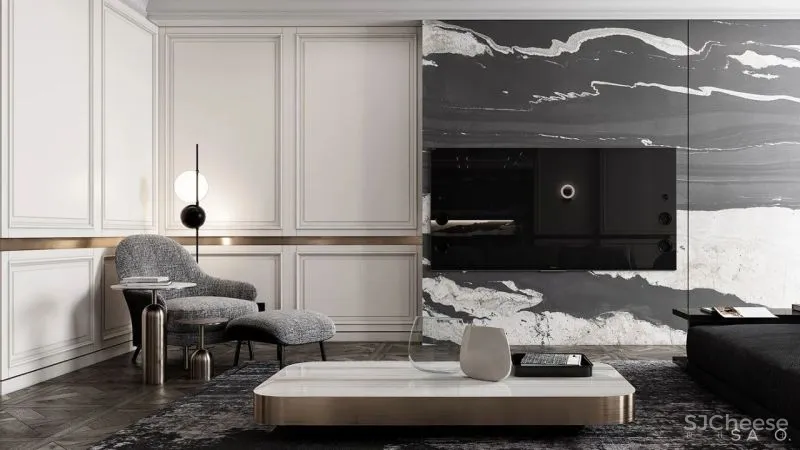 SAO Studio 轻奢大平层,高贵生活!