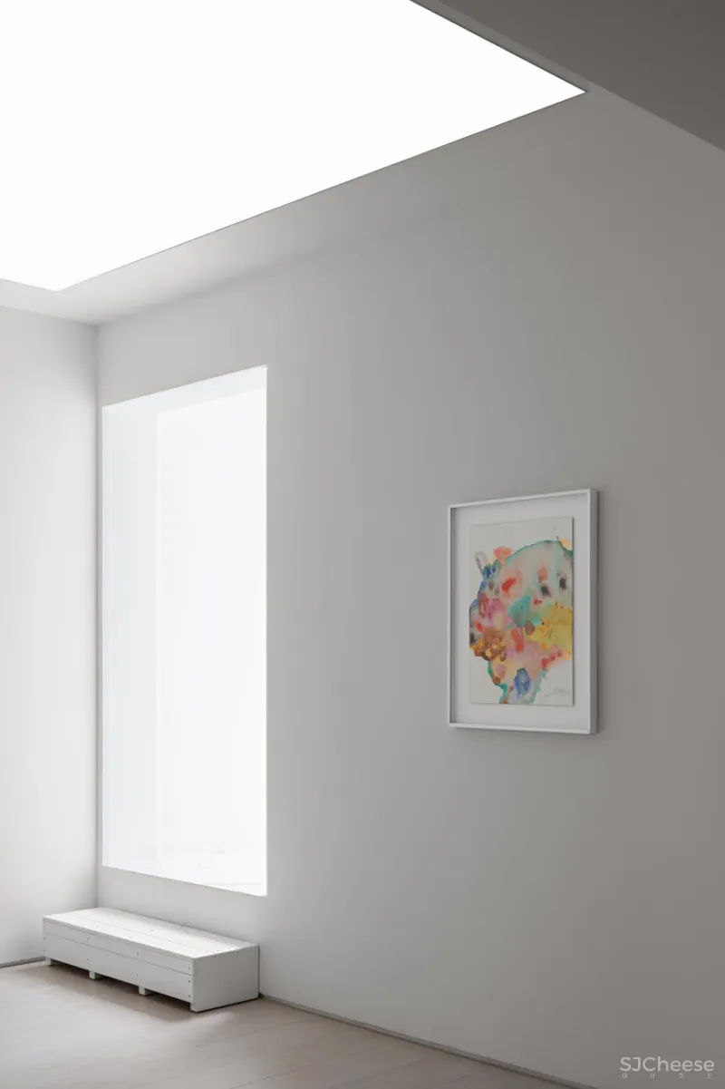 老宅变身极简白画廊，以空间与光探索艺术之雅