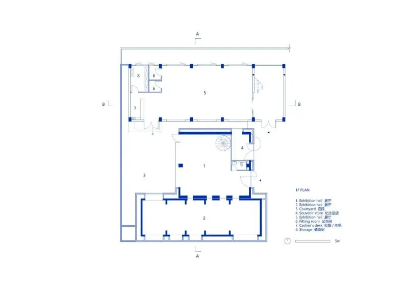 Team BLDG transforms factory bathhouse into skylit art gallery
