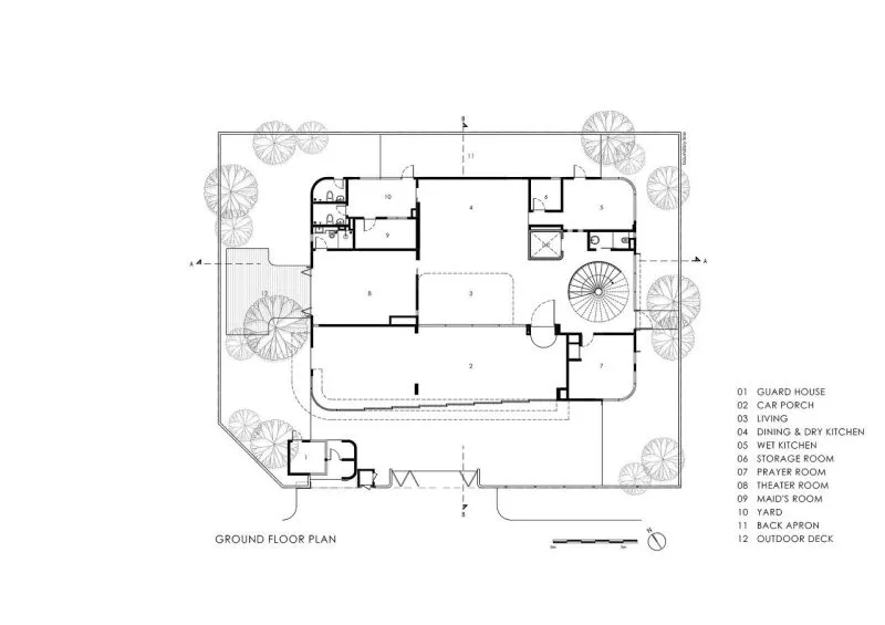 Kee Yen Architect 丨缠绕的房子, Fillet House