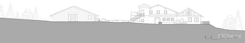 noa 新作 意大利依山而建 谷仓下的Gfell酒店