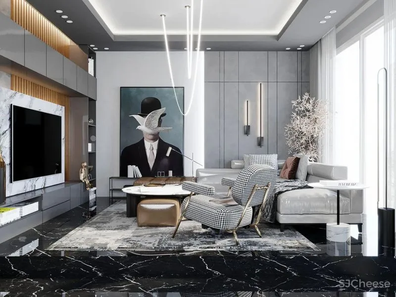 法式现代豪宅，无可挑剔的工艺！