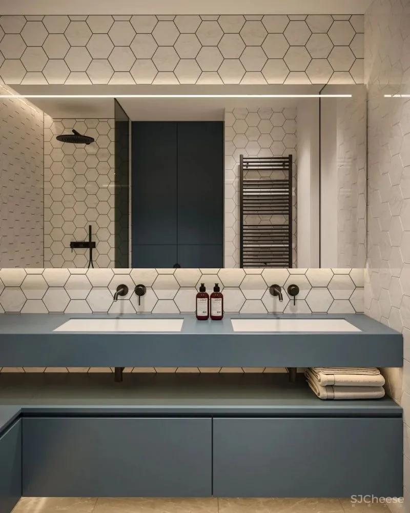 156㎡深棕极简美学,轻奢的气质体现