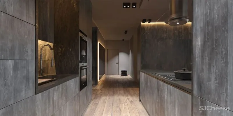 161㎡现代优雅,暗黑魅力