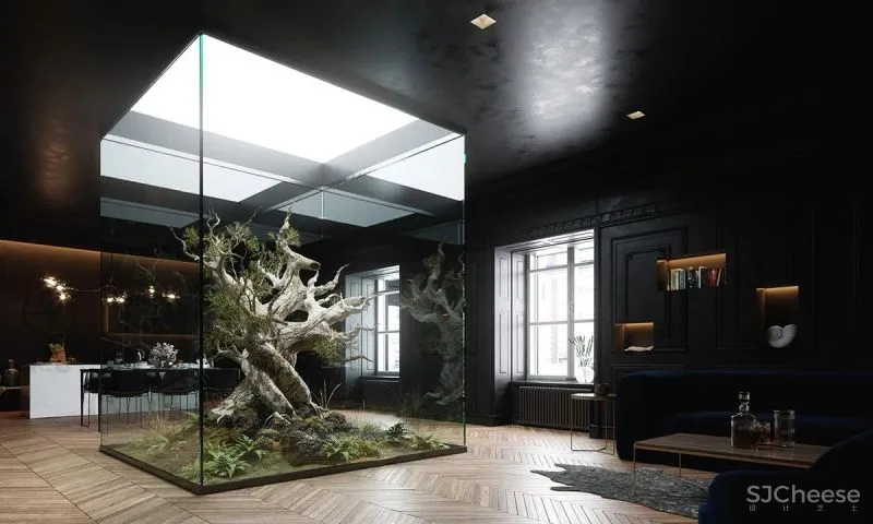 自然探索绿意弥漫的空间