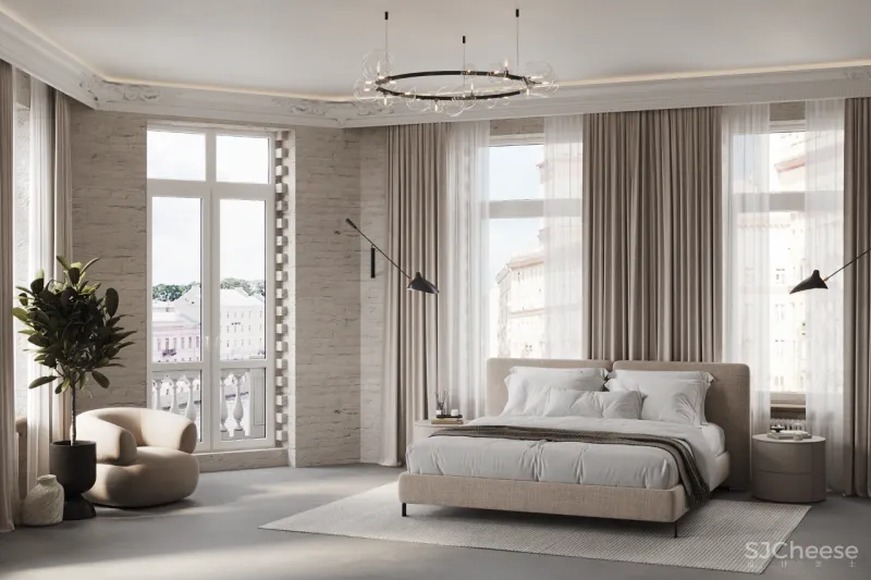 优雅大平层,轻奢有度的欧式风情!