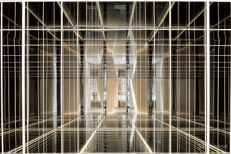 从地球仰望看到的宇宙星辰,重叠漂浮,璀璨无界