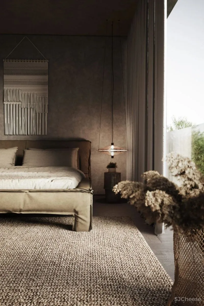 大地色极简别墅，不一样的格调