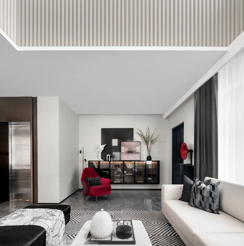 聚舍联合设计:440㎡现代别墅,美观大气,尽显非凡品味!