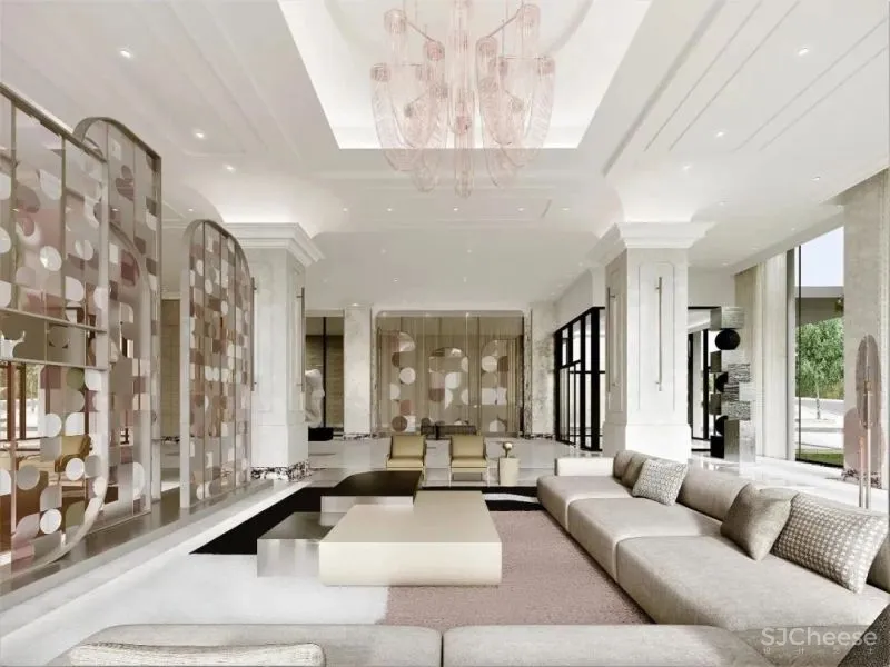 顶级公寓这样设计才气派！简约但不简单~