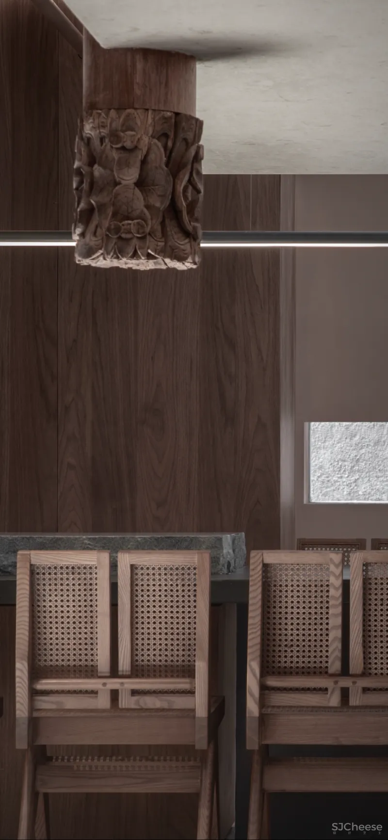 中古榫卯与现代空间的结合