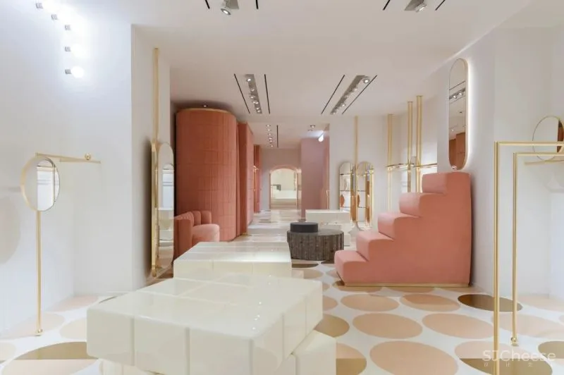 浪漫有趣，轻奢粉色系商业空间