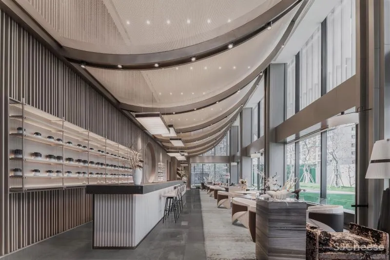 HWCD新作丨东方雅奢美学——苏州万科·江上雅苑售楼处