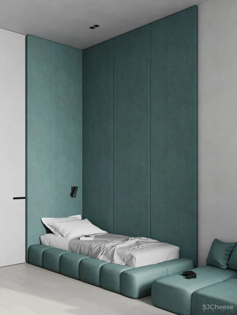 高级灰公寓,卧室这样布局太有个性!