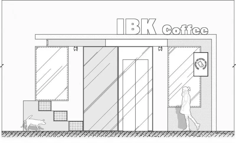 新作 立方体的重构 理想之蓝咖啡，青岛 开尺设计事务所