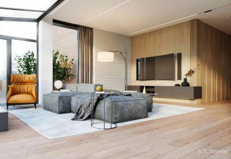 140㎡原木公寓,简约清新!