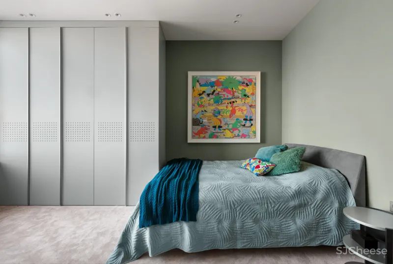 将并不算宽敞的公共区域塞的满满当当,没想到还如此好看!