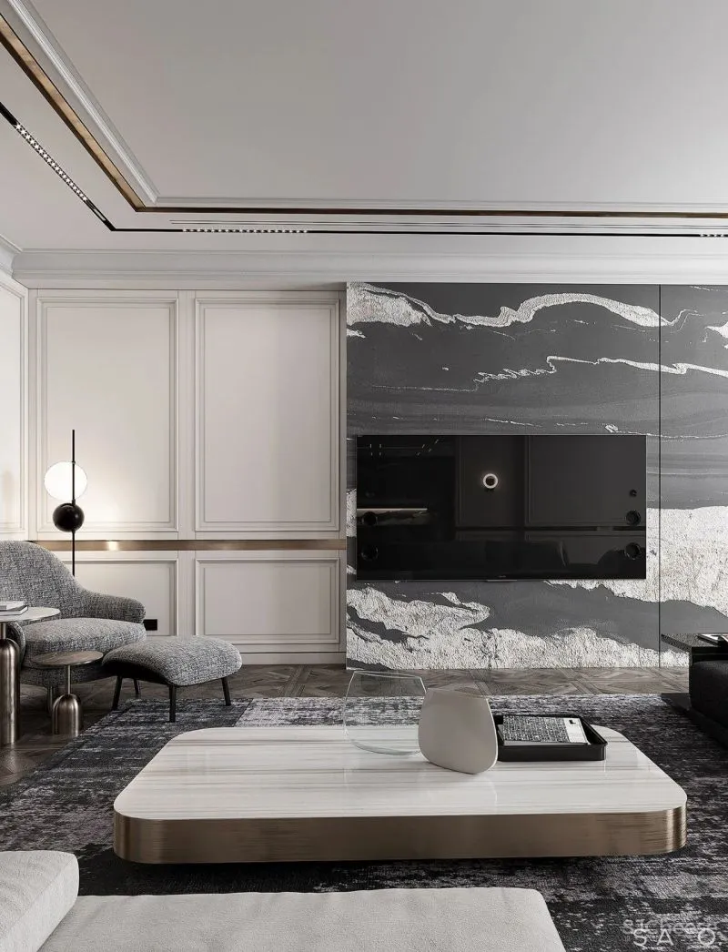 SAO Studio 轻奢大平层,高贵生活!