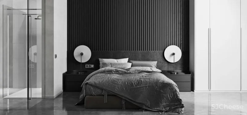 黑白灰极简公寓,越简单越高级!