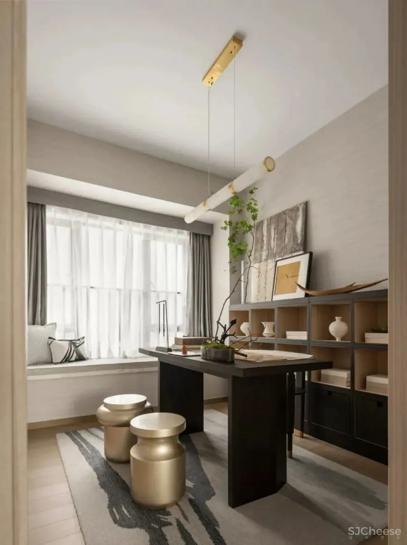 水墨韵律 素雅花艺,独有的东方气韵 观致设计