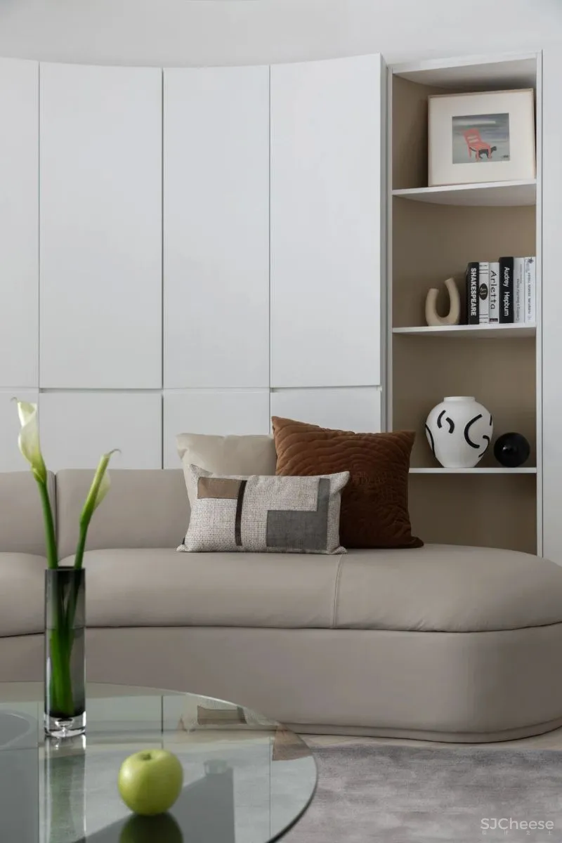 两道弧线串联起来的家，重新定义功能 理居设计