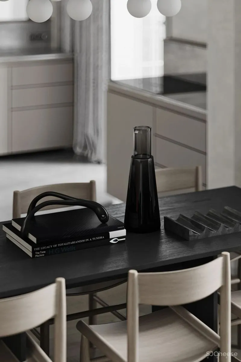 黑白灰极简公寓,越简单越高级!