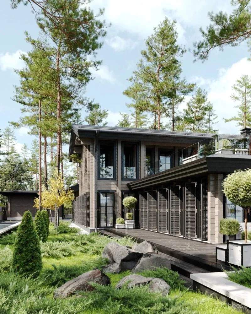 360㎡简约风豪宅,成功人士的气质!