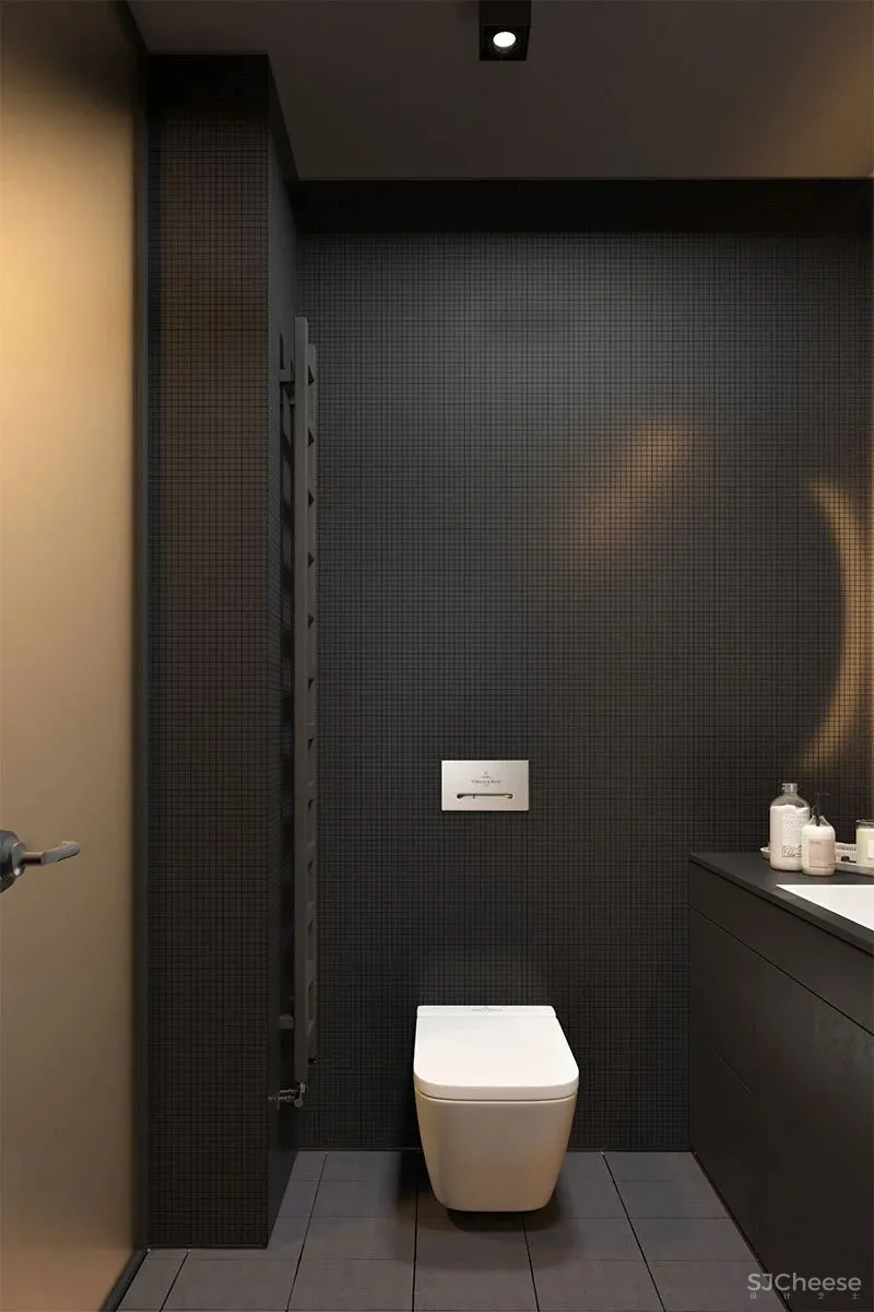 161㎡现代优雅,暗黑魅力