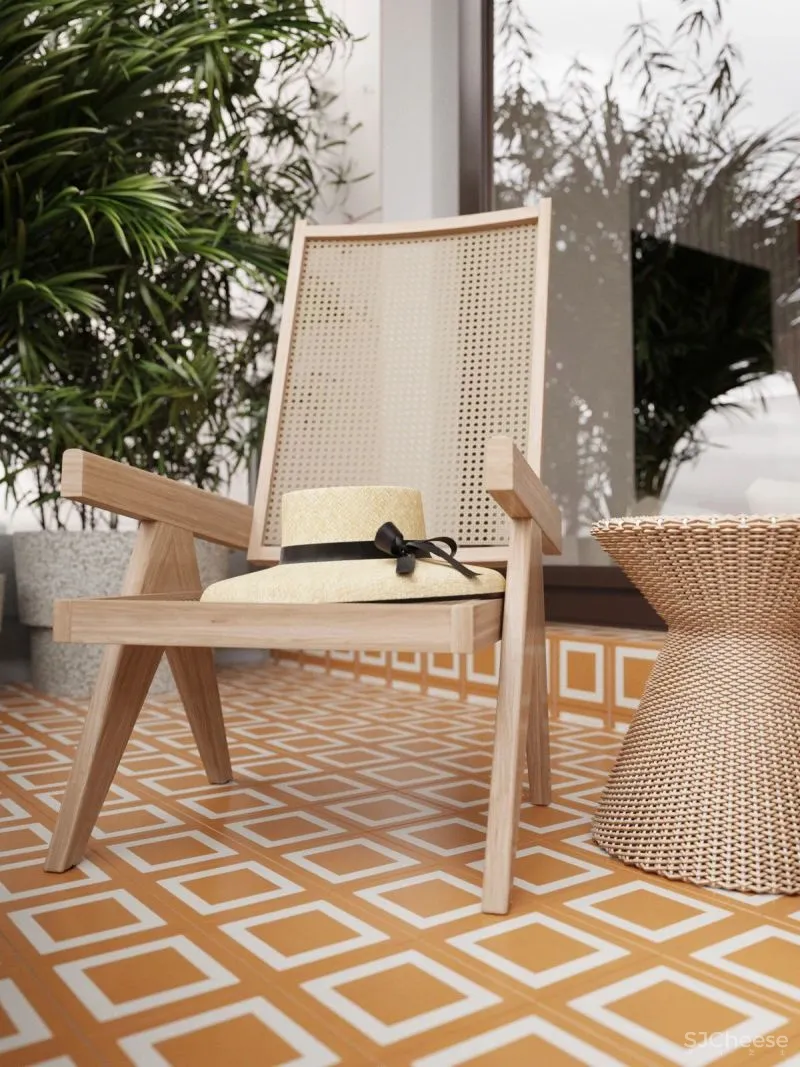 大户型下的浓郁枫叶红,留存满室的明朗光泽!