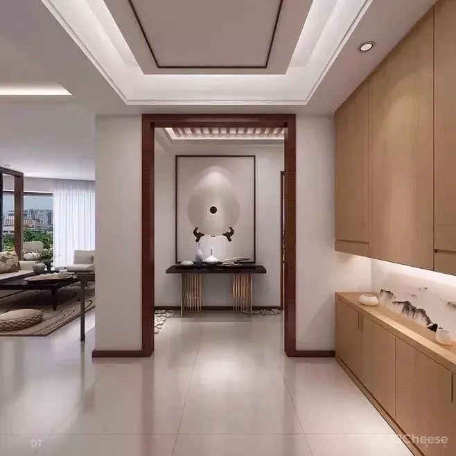 新中式玄关设计,方寸之间自成天地!