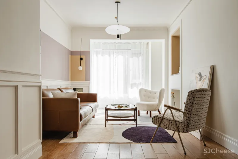 研究生小姐姐的91㎡一人居,两室改一室,换来通透客餐厅!奶油色太温柔!