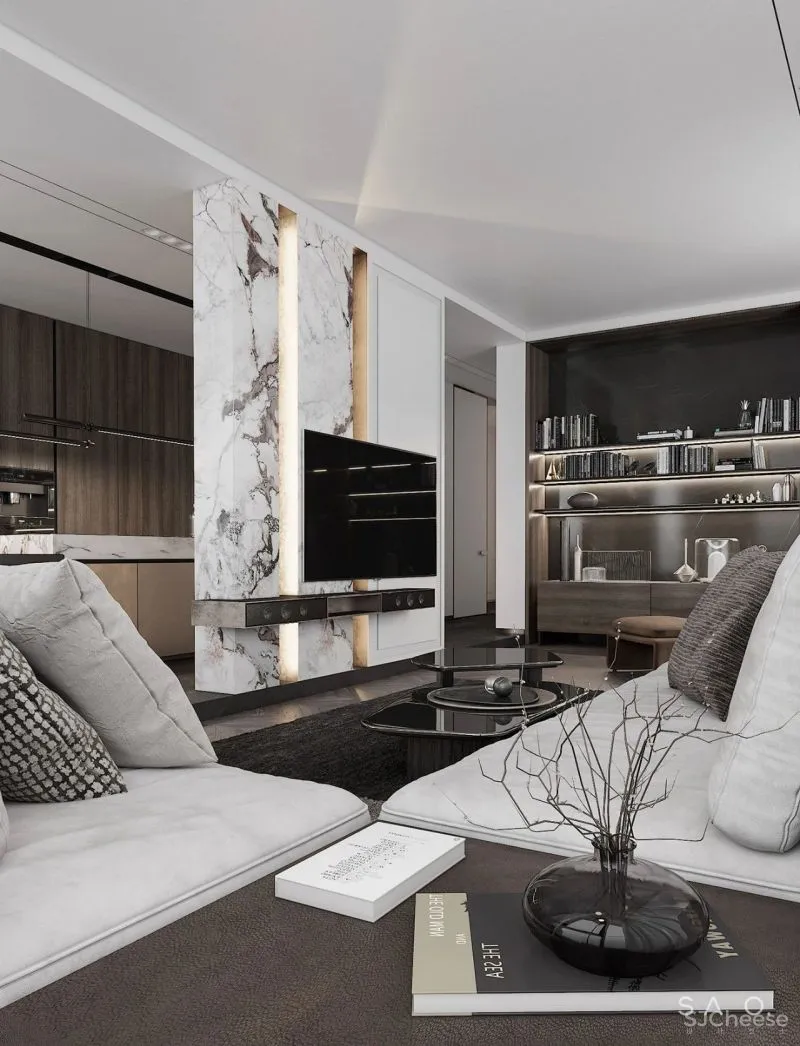 SAO Studio 轻奢大平层,高贵生活!