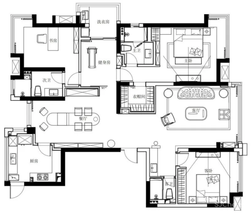 木维设计 × 私宅:时间沙漏