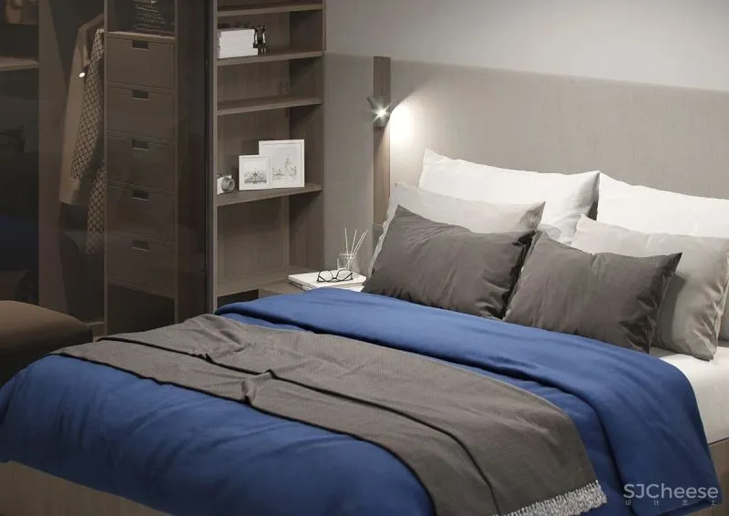 48㎡ 二室一厅高级灰,这样设计空间更显大!