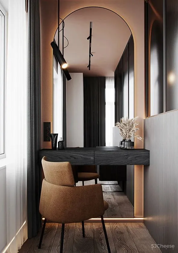 89㎡原木 黑色，你喜欢吗