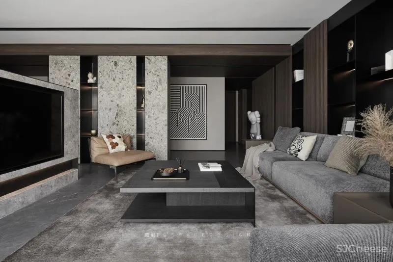 【新作】丨葛贺：270㎡平层实景，恰到好处的精致