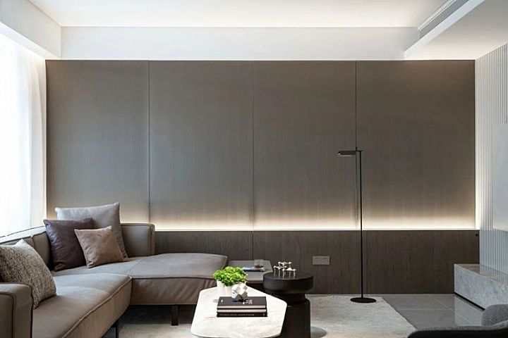 180㎡简约大平层，温和质感的湖畔住宅 南筑设计