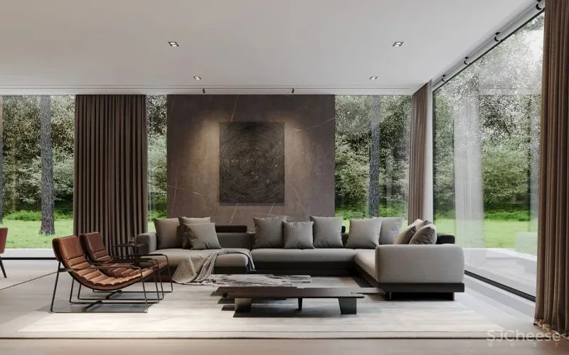 360㎡简约风豪宅,成功人士的气质!