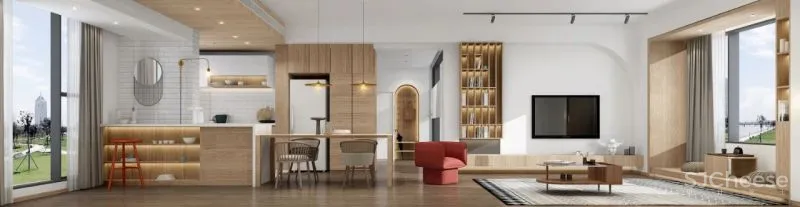 低明度灰 木色,简单纯粹的生活方式| 境屿空间研究室