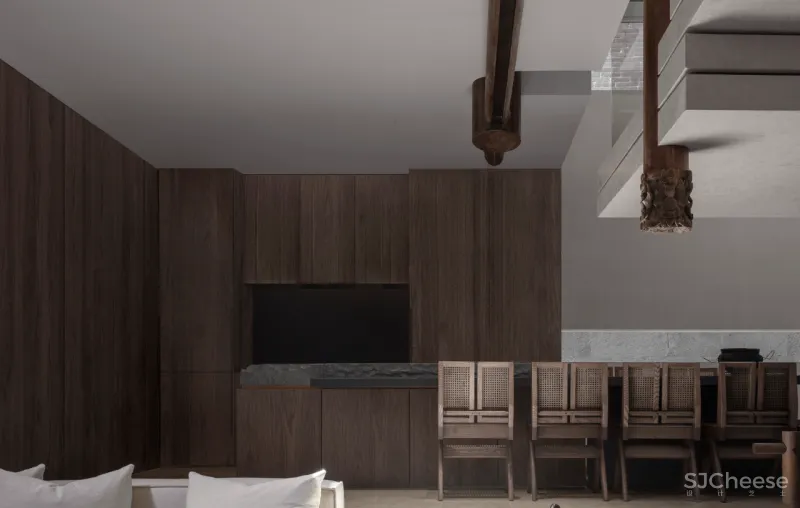 中古榫卯与现代空间的结合